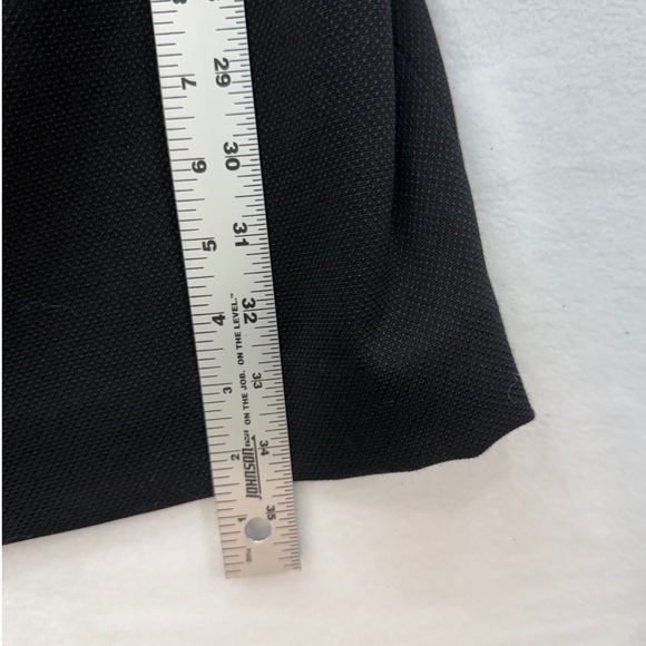 Merona Sheath Dress Women 2 Black Sleeveless Piqué Textured Career LBD Office - Picture 4 of 12